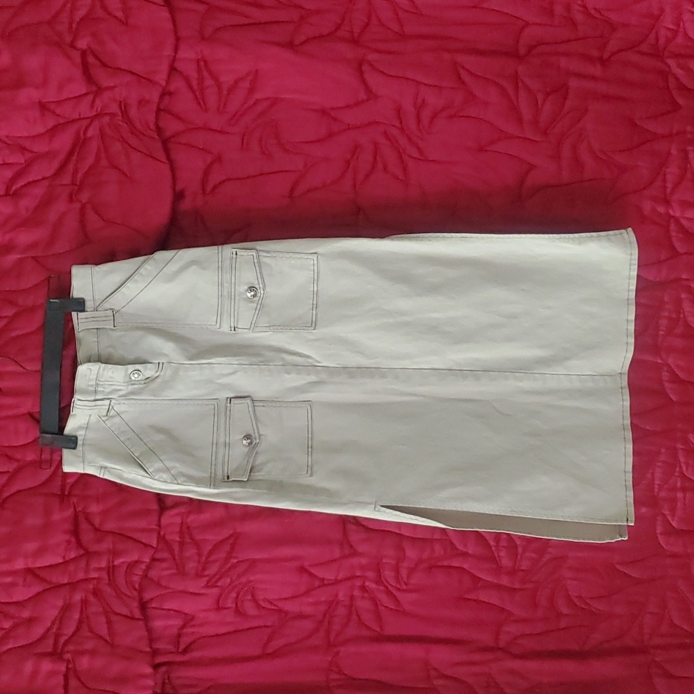 Long khaki skirt size 3